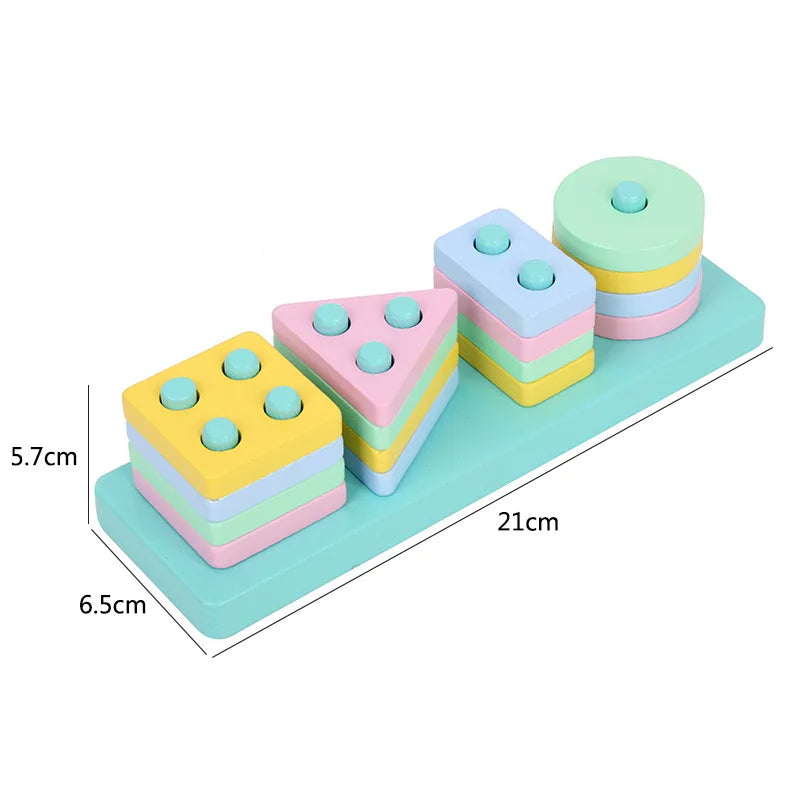 Wooden Montessori Puzzles – Educational Kids Toy
