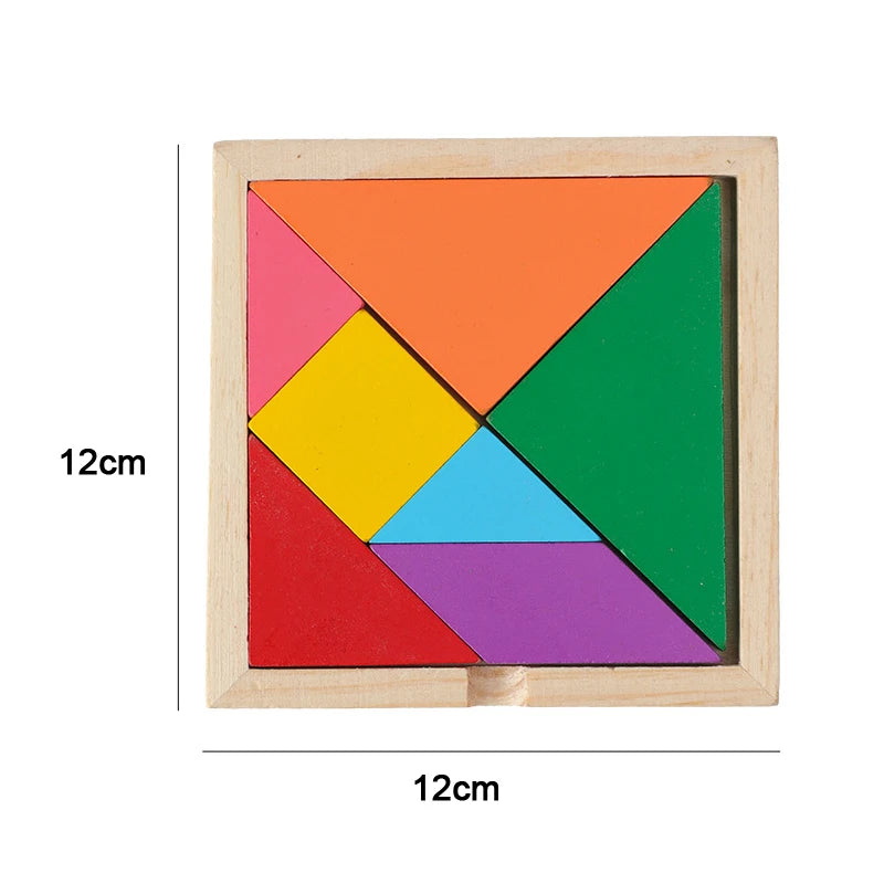 Wooden Montessori Puzzles – Educational Kids Toy