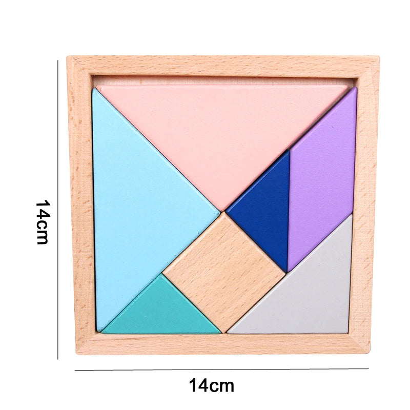 Wooden Montessori Puzzles – Educational Kids Toy