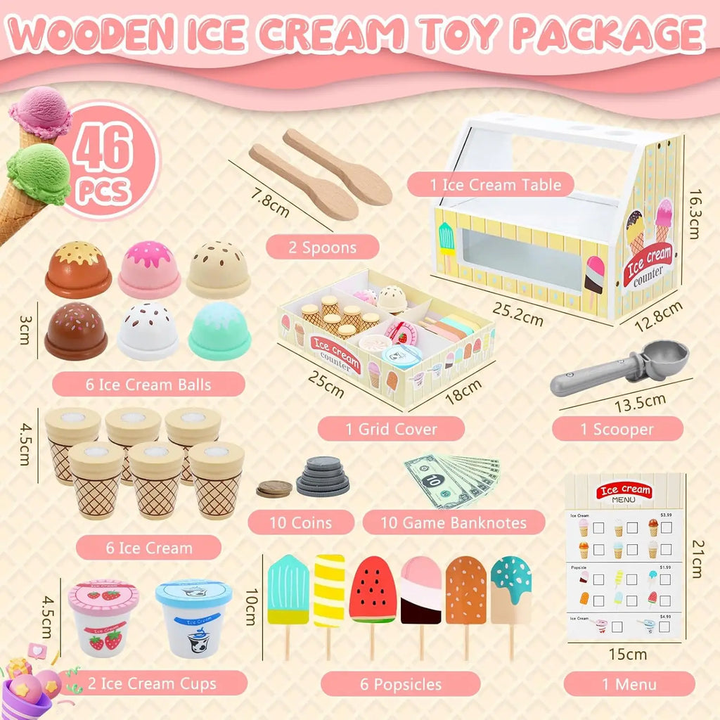 Ice Cream Counter Playset