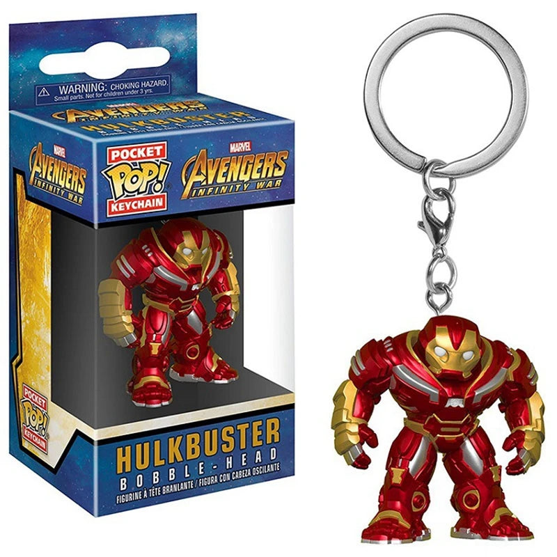 Superhero Keychain Figures