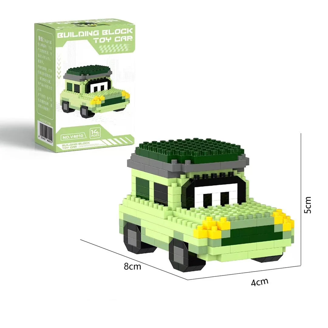 Building Block Toy Cars – Assorted Vehicles