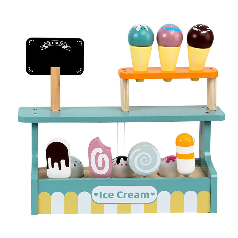 Wooden Pretend Kitchen Playset