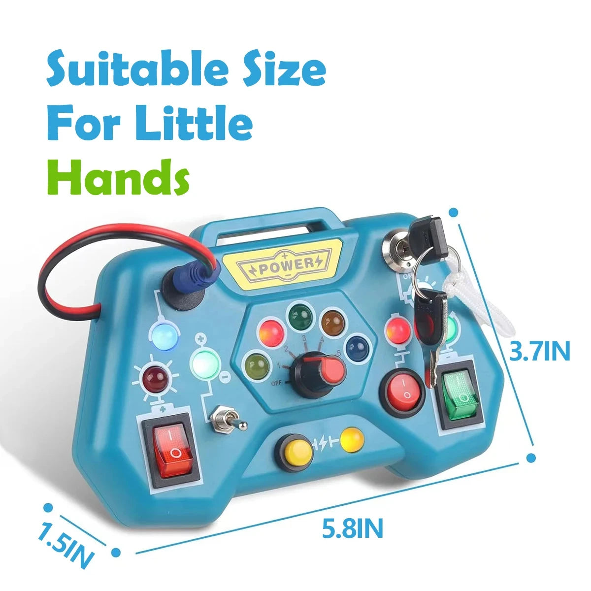 Travel Montessori Busy Board – Toddler Toy