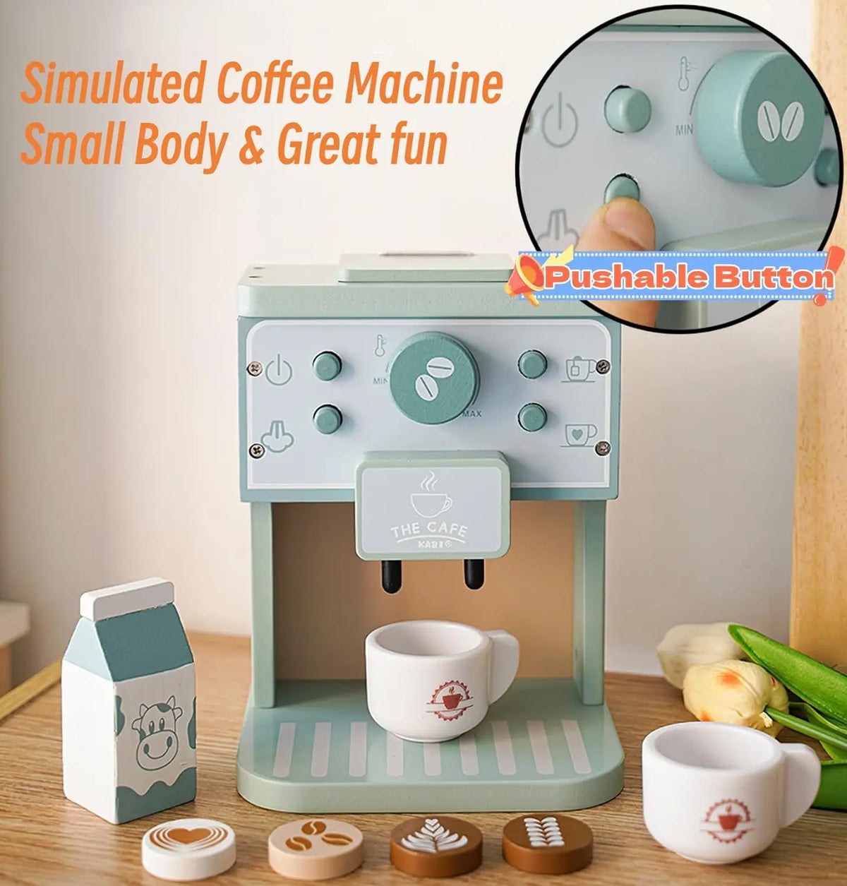 Wooden Pretend Kitchen Playset