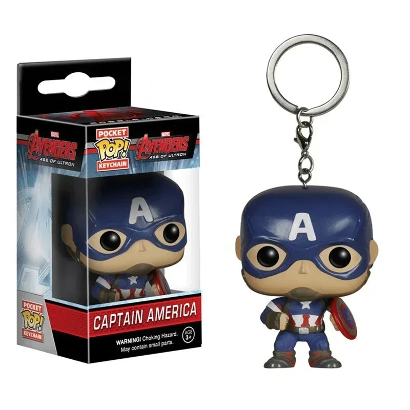 Superhero Keychain Figures
