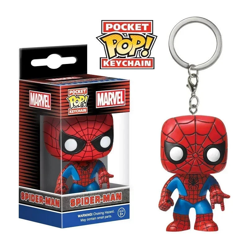 Superhero Keychain Figures