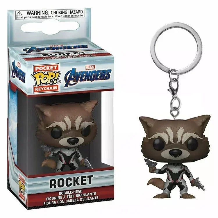 Superhero Keychain Figures