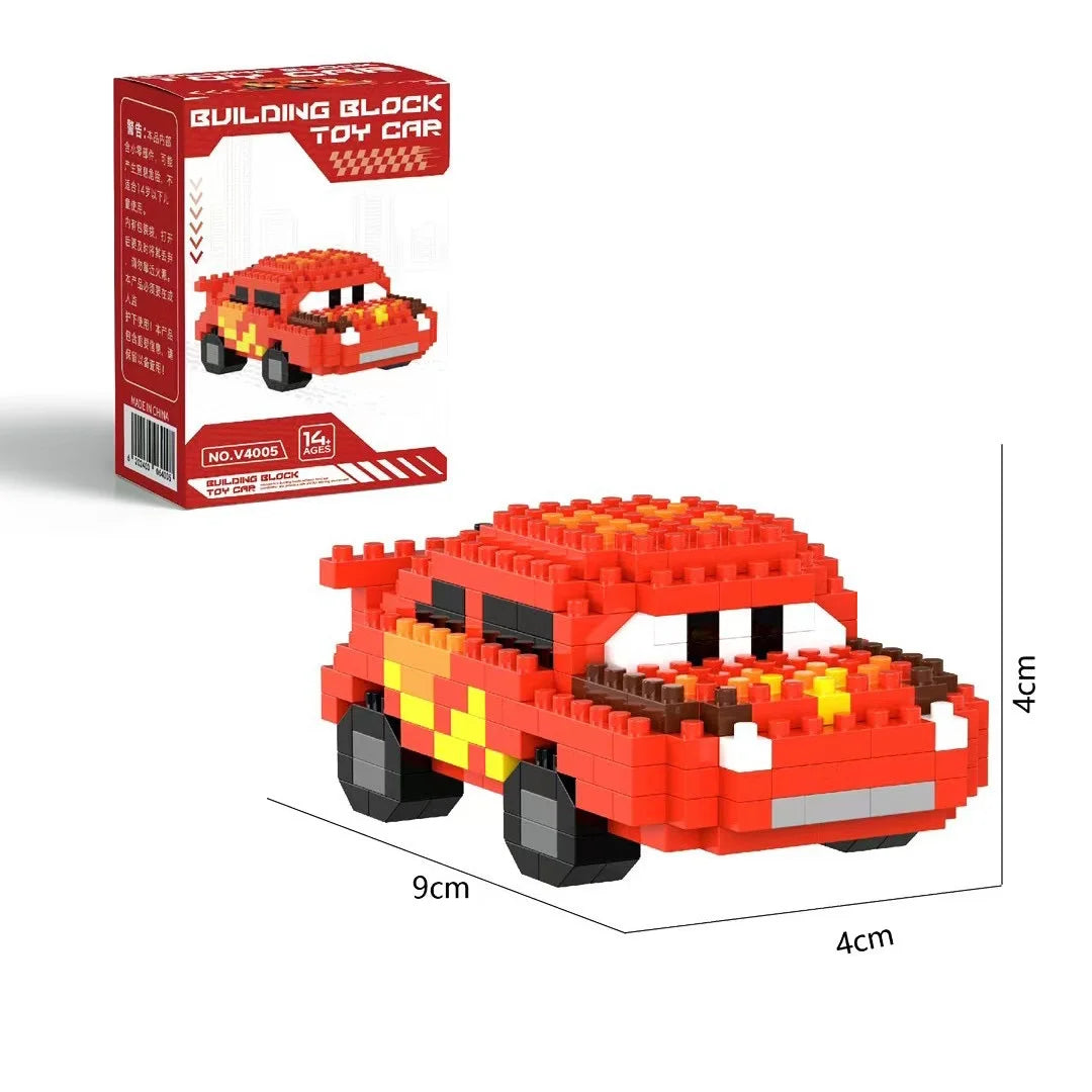 Building Block Toy Cars – Assorted Vehicles