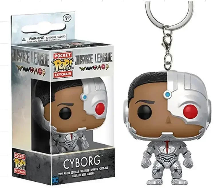 Superhero Keychain Figures