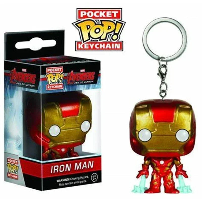 Superhero Keychain Figures