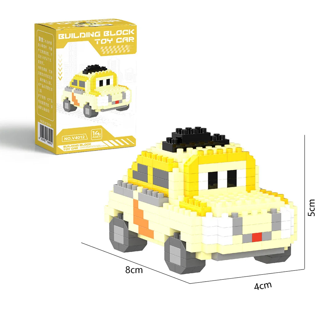 Building Block Toy Cars – Assorted Vehicles