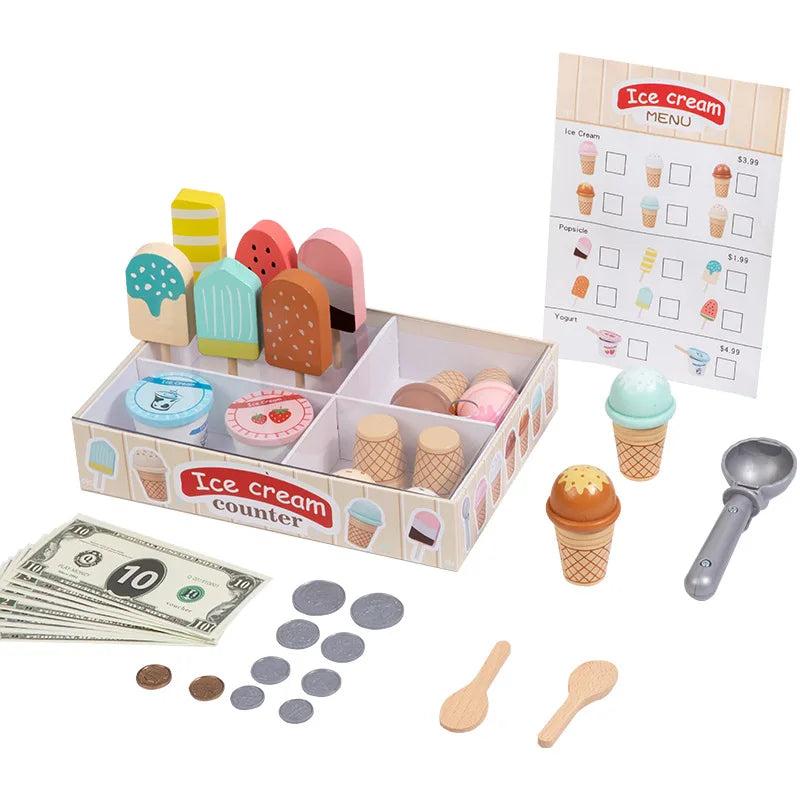 Ice Cream Counter Playset