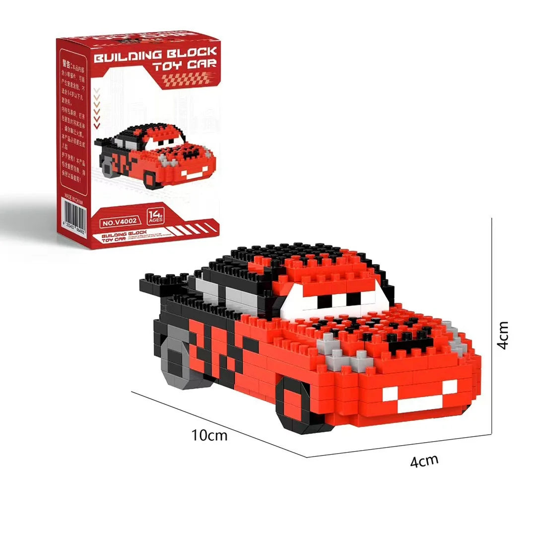 Lightning McQueen Racing Car Building Block Set