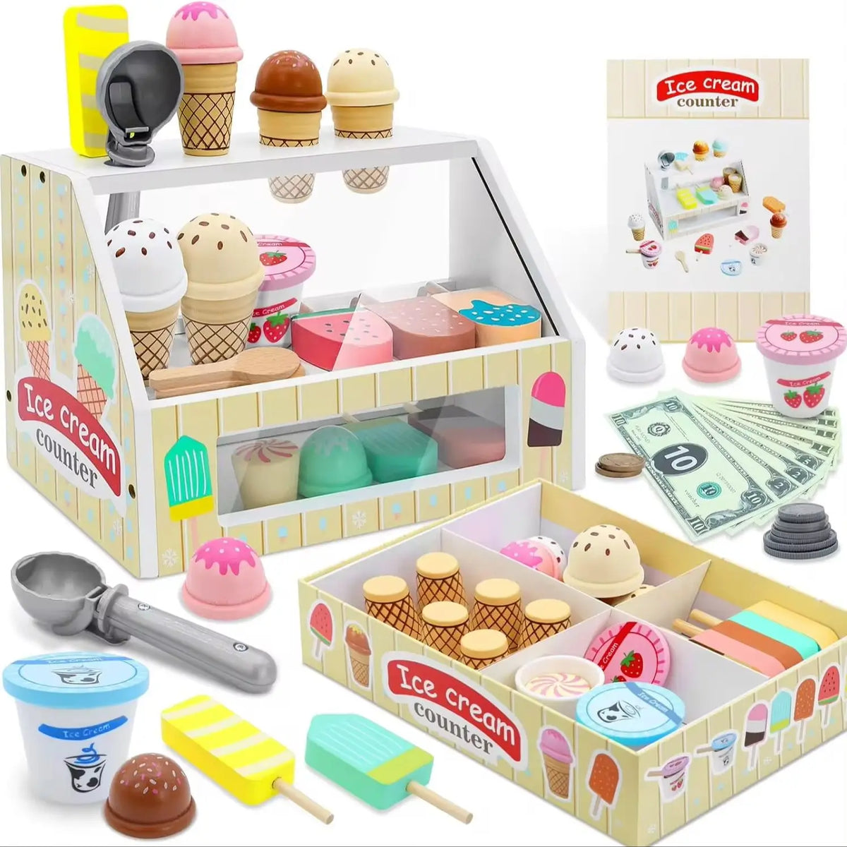 Ice Cream Counter Playset