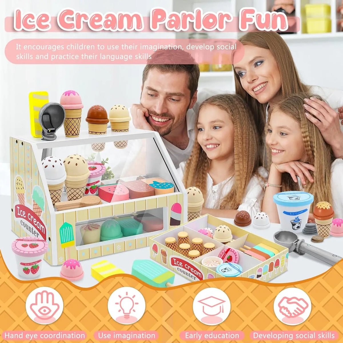 Ice Cream Counter Playset