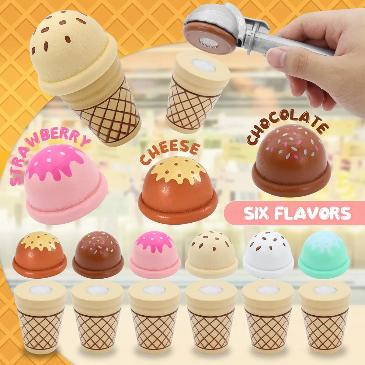 Ice Cream Counter Playset