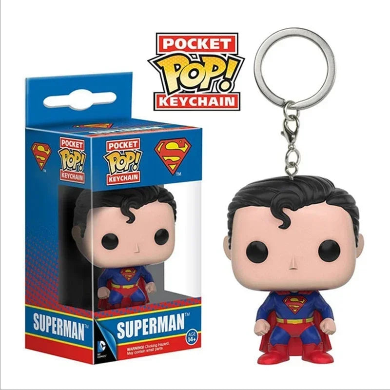 Superhero Keychain Figures