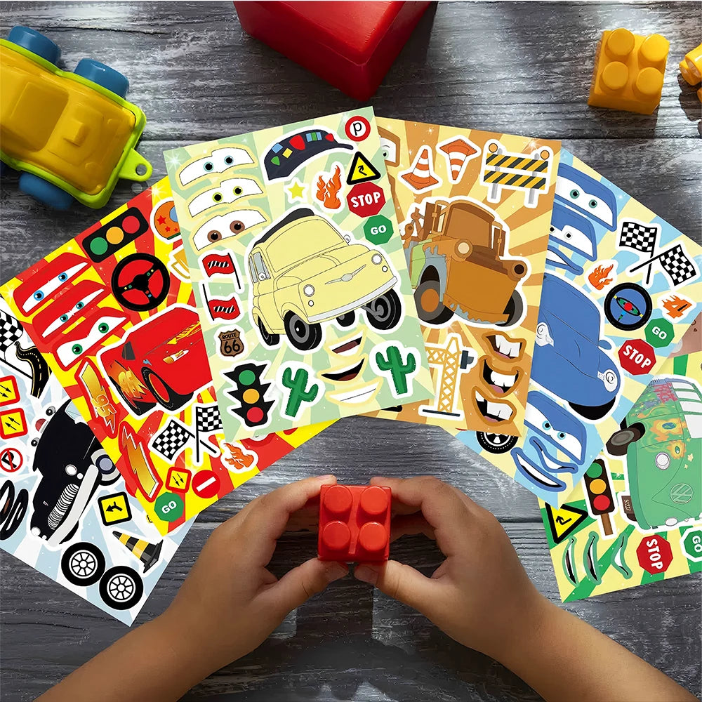 Lightning McQueen Puzzle Stickers