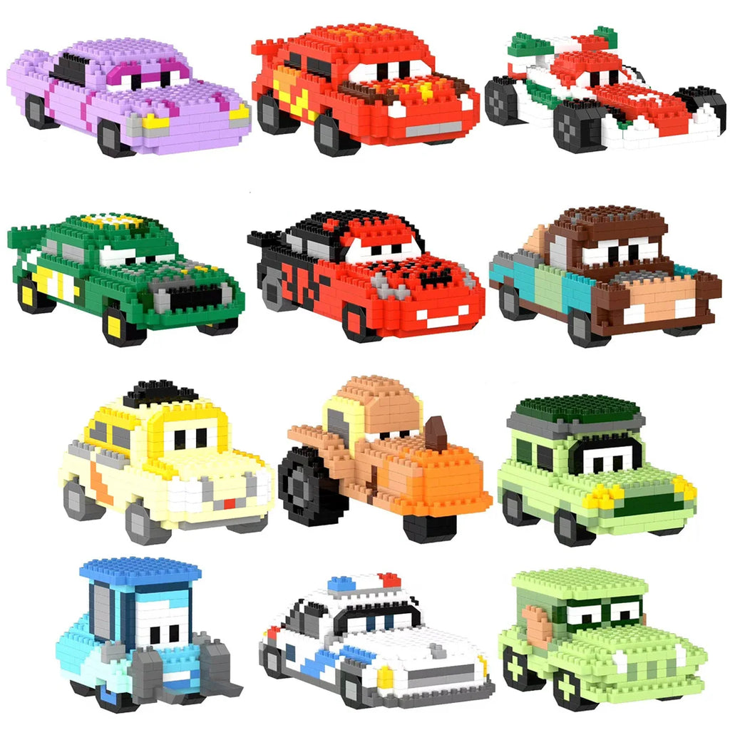 Building Block Toy Cars – Assorted Vehicles