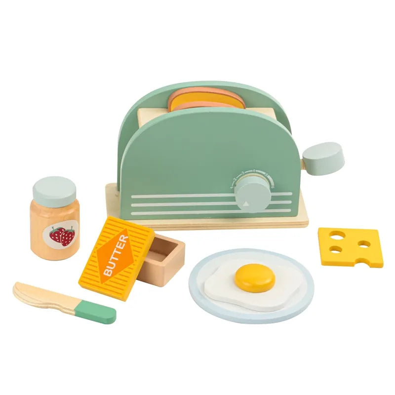 Wooden Pretend Kitchen Playset
