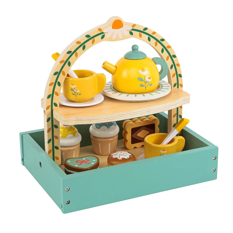 Wooden Pretend Kitchen Playset