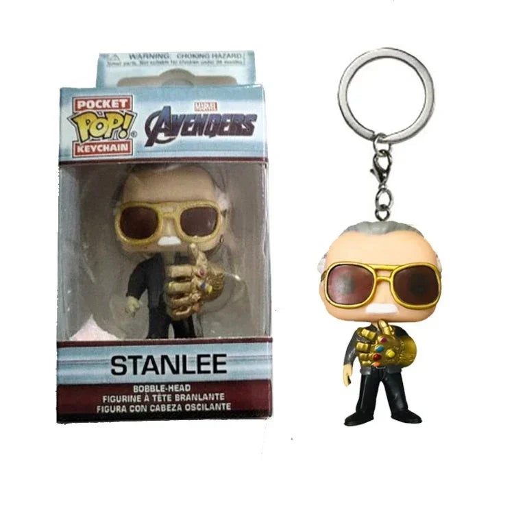Superhero Keychain Figures