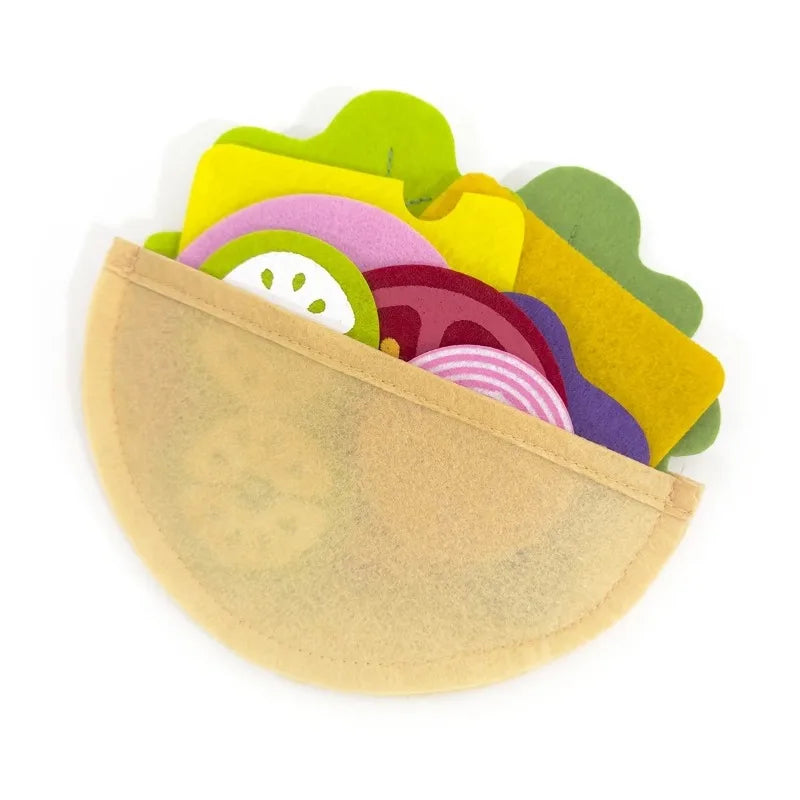Felt Play Food Burger Set