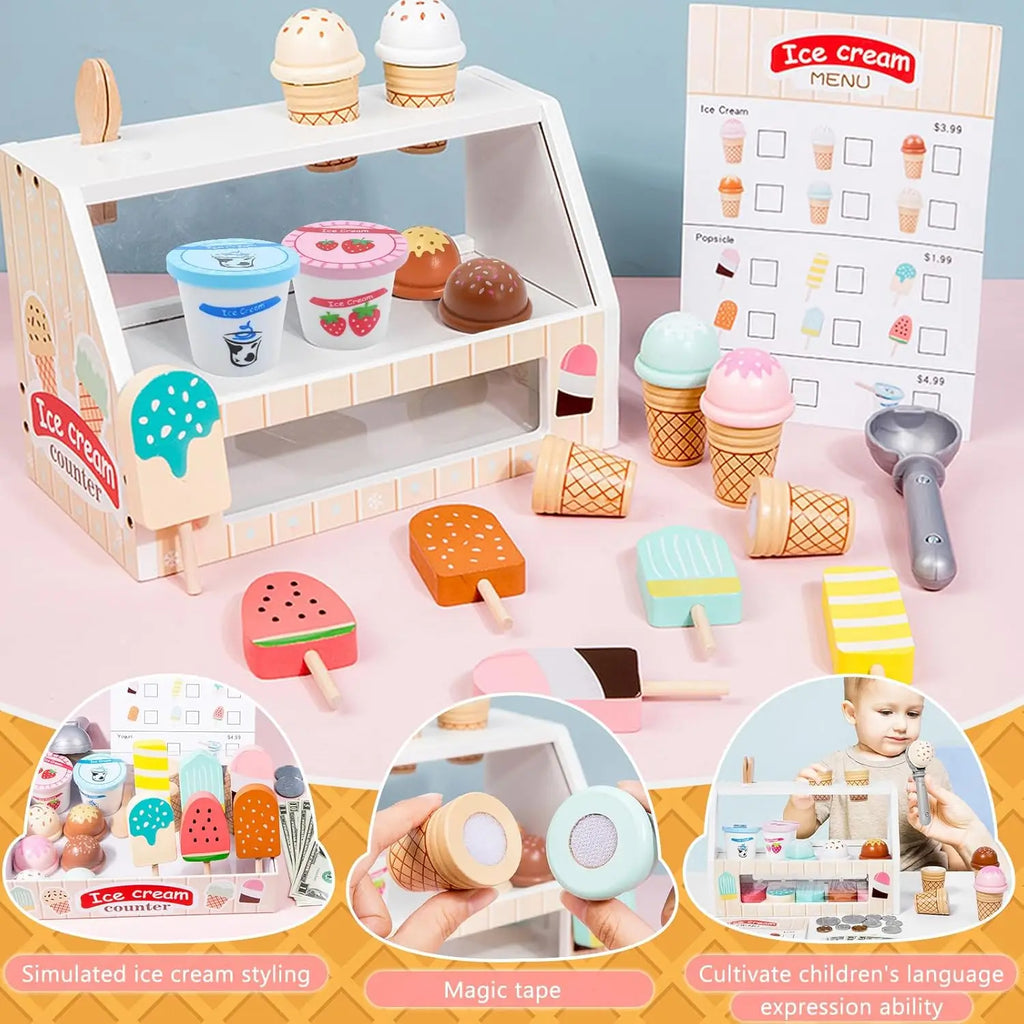 Ice Cream Counter Playset
