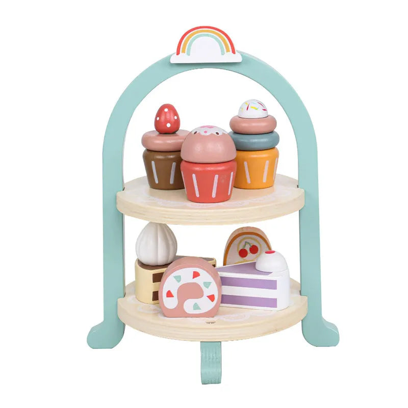 Wooden Pretend Kitchen Playset