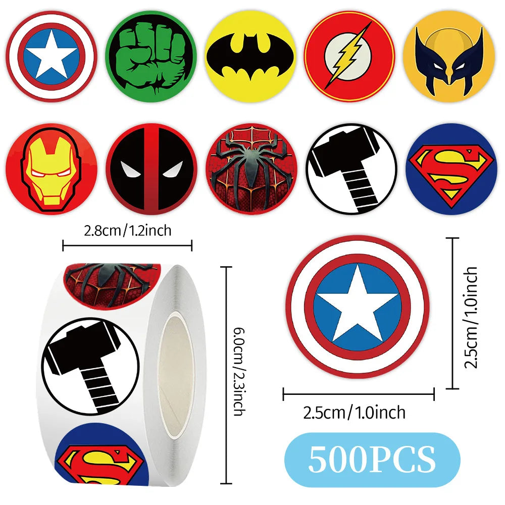 Marvel Sticker Roll – 500pc