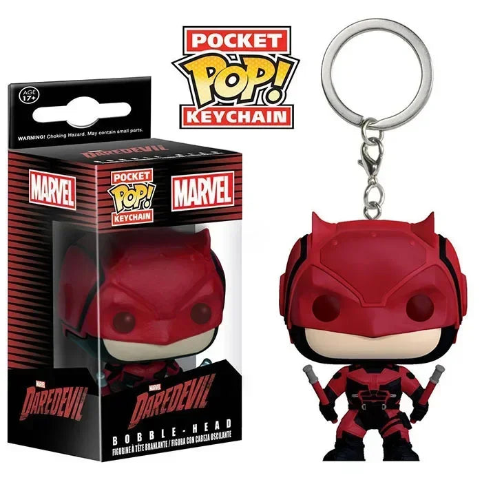 Superhero Keychain Figures