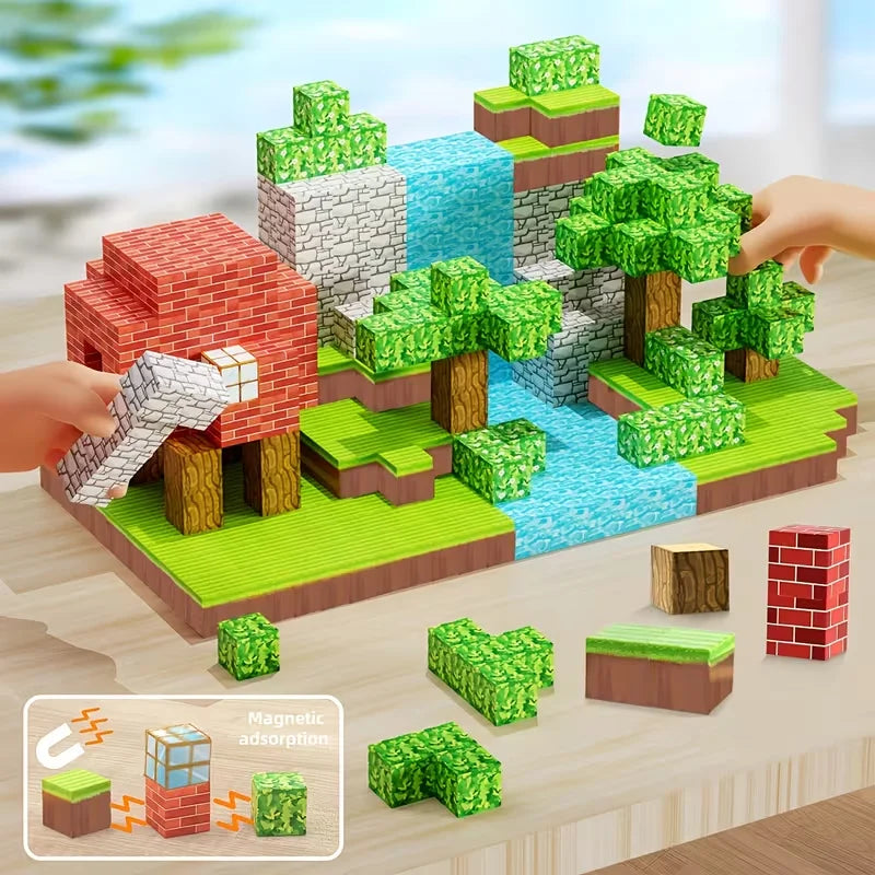Magnetic Building Blocks – Kids STEM Toy (3+)