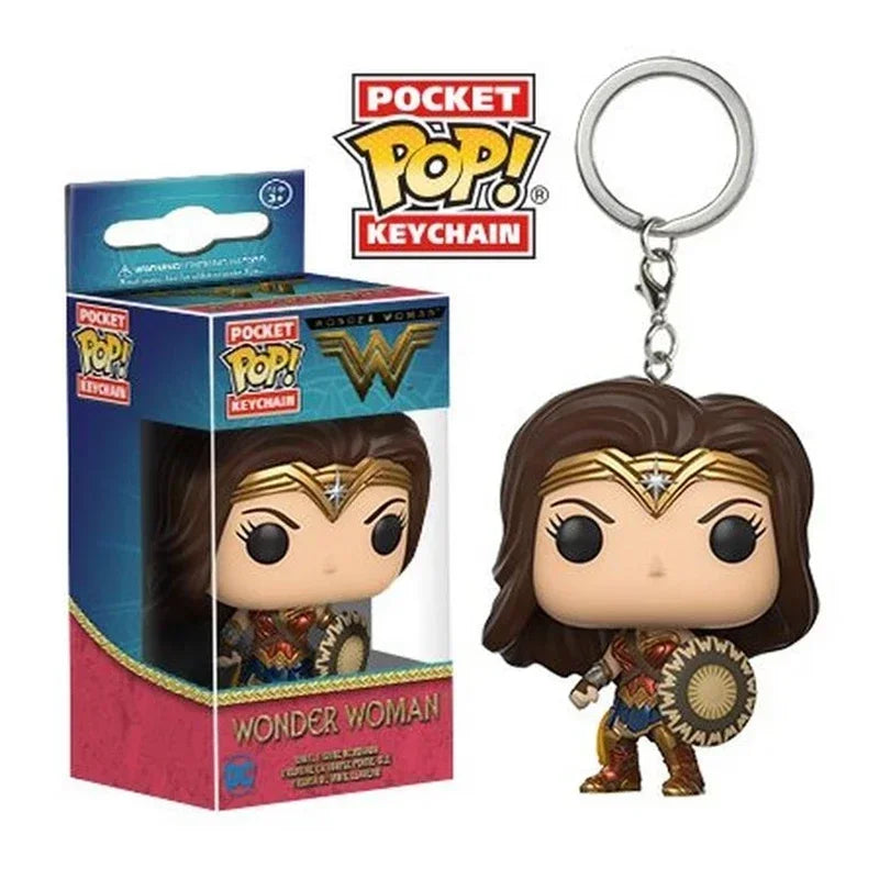 Superhero Keychain Figures