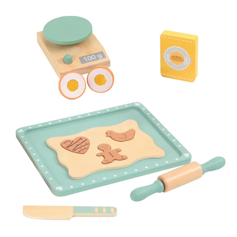 Wooden Pretend Kitchen Playset